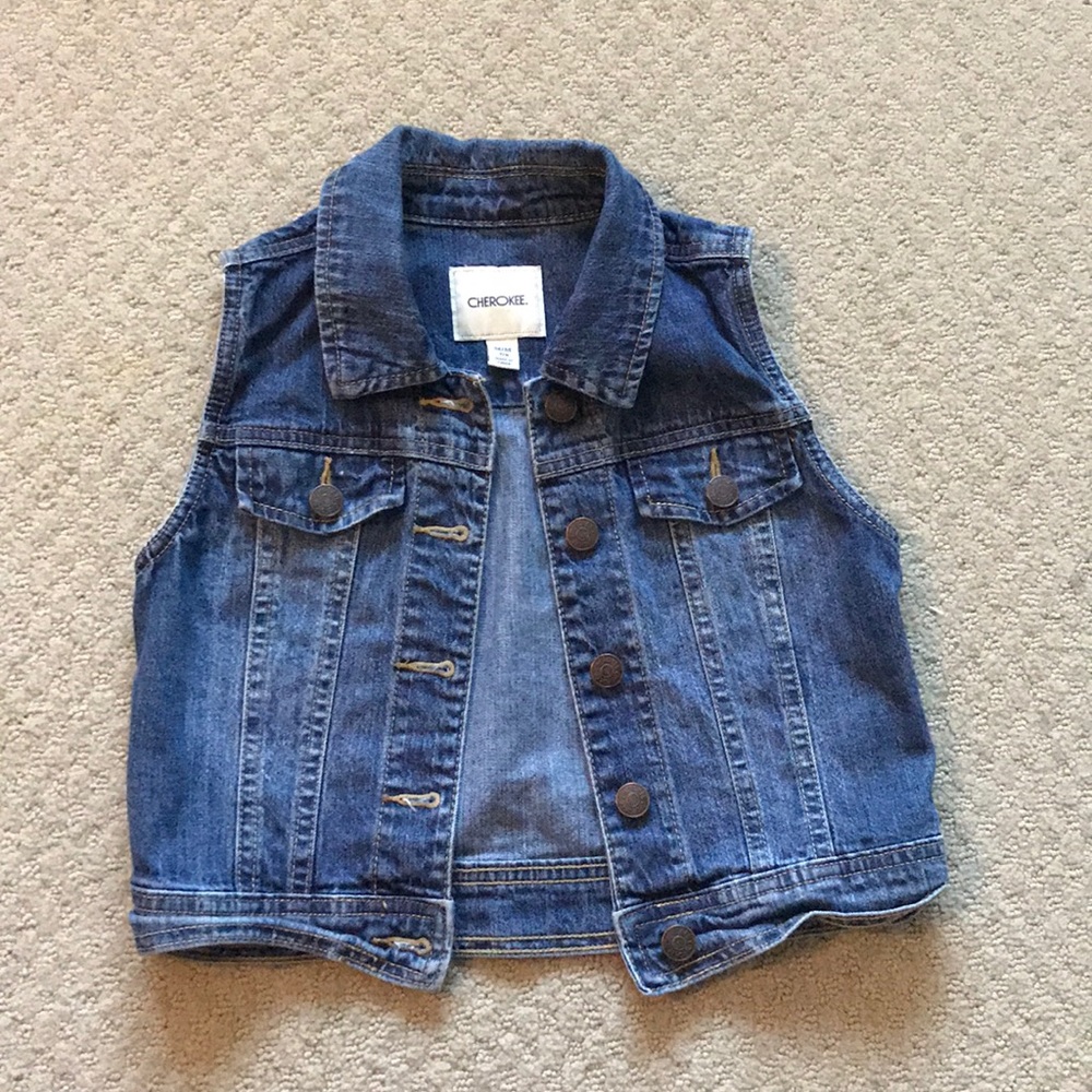 Little Girl’s Denim Vest